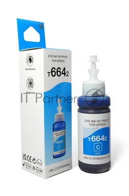 Чернила NVPrint T6642 (NV-C13T66424A) для аппаратов Epson (70 мл) Cyan совместимые
