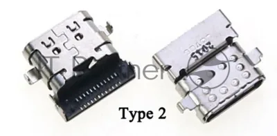 Разъем USB TYPE-C для ноутбука Lenovo ThinkPad X280 X390 T490 T495 T480S T590 VER-2