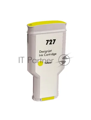 Картридж струйный NVPrint 727 (NV-F9J78A) желтый для HP DesignJet T920/T930/T1500/T1530/T2500/T2530 (300 мл) совместимый