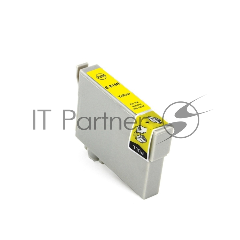 Картридж струйный NVPrint T0814 (NV-C13T11144A10) Yellow для Epson Stylus Photo 1410/R270/R290/R295/R390/RX590/RX610/RX615/X690/TX650/TX659/TX700/TX700W/TX710W/TX800/T50/T59 (18.2 мл) совместимый