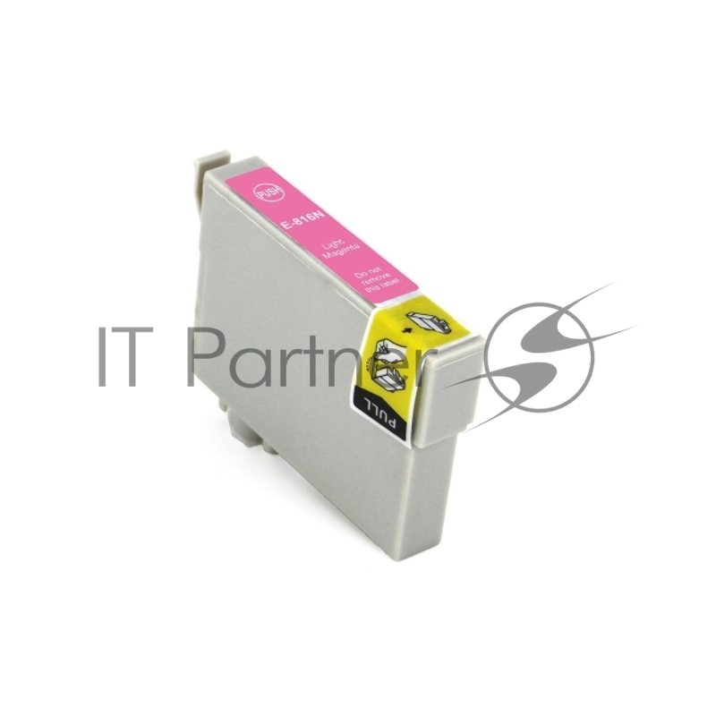 Картридж струйный NVPrint T0816 (NV-C13T11164A10) Light Magenta для Epson Stylus Photo 1410/R270/R290/R295/R390/RX590/RX610/RX615/X690/TX650/TX659/TX700/TX700W/TX710W/TX800/T50/T59 (18.2 мл) совместимый