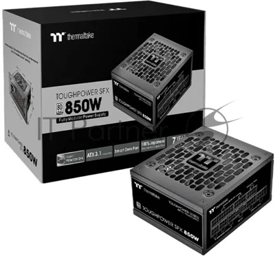 Блок питания Thermaltake Toughpower SFX 850W Platinum, 850Вт, 80+ Platinum, 90мм, модульный, черный