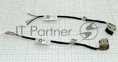 Разъем для ноутбука HP Paviloin DV7-2000 DV7-3000 6pin+2pin с кабелем