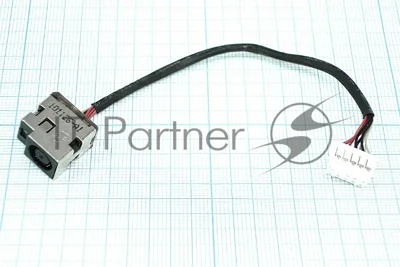 Разъем для ноутбука HP Pavilion DV6-3000 DV7-4000 (10-pin 9 проводов) с кабелем 11.5 см