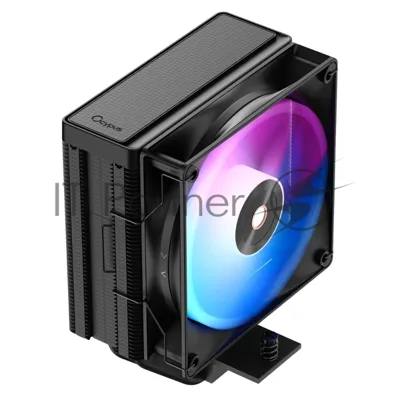 Кулер для процессора Cooler Ocypus Delta A40 BK ARGb Delta-A40-BK1NAWN00X-GL черный 120мм алюминий+медь 2000rpm 29db 4-pin 220W 156мм