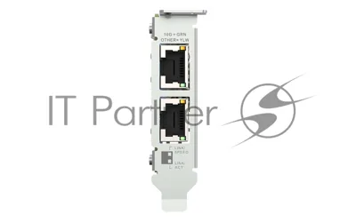 Сетевая карта QNAP QXG-10G2T Dual-port BASET 10GbE network expansion card; low-profile form factor; PCIe Gen3 x4