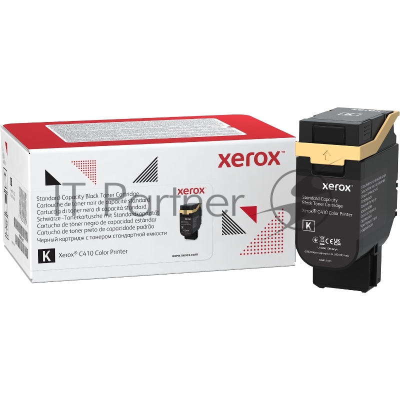 Картридж лазерный стандартный, черный Xerox VLC410/415 (2400 страниц)/Black Standard Capacity Toner Cartridge, Xerox VLC410/415 (2,400 Pages)