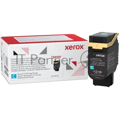 Картридж лазерный стандартный, синий Xerox VLC410/415 (2000 страниц)/Cyan Standard Capacity Toner Cartridge, Xerox VLC410/415 (2,000 Pages)