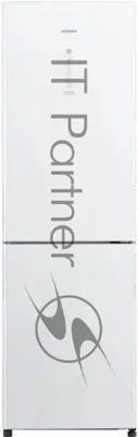 Холодильник Hitachi R-BG410PUC6X GPW белый двухкамерный 215/105л морозилка снизу, No Frost