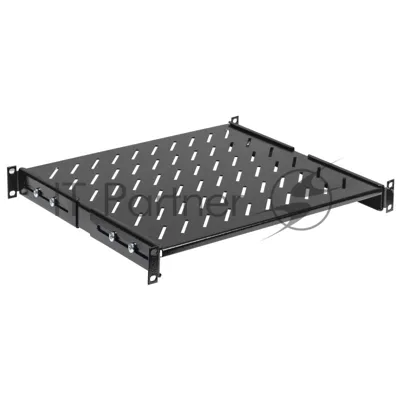 Полка стационарная ITK FS05-800PI-R 1U нагр.:100кг. 19" 800мм черный (упак.:1шт)