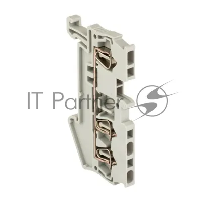 Колодка клеммная JXB-ST-1.5 17.5А 3 вывода пружинная сер. PROxima EKF plc-jxb-st-1.5-3