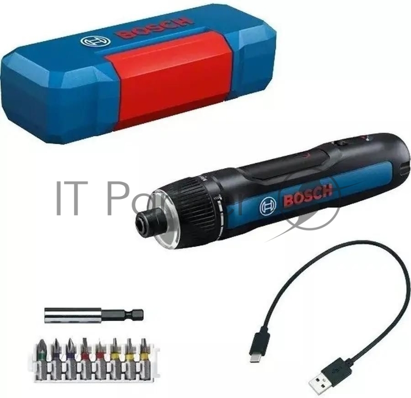 Отвертка аккумуляторная Bosch GO 3 аккум. патрон:шестигранник 6.35 мм (1/4) (кейс в комплекте) (06019H2201)
