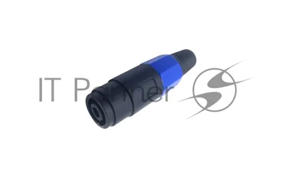 Комплект кабельных разъемов Wize WSKONF-4P-5 SpeakON 4 pin, (розетка), 5 шт. в комплекте