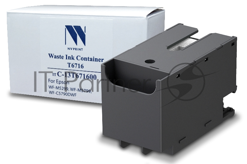 Контейнер для отработанных чернил NVPrint T6716 Epson WF-M5299, WF-M5799, WF-C5790DWF совместимый
