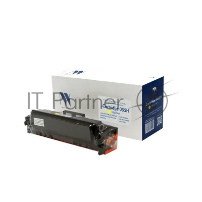 Картридж лазерный NVPrint совместимый NV-055H Yellow (БЕЗ ЧИПА) для Canon i-Sensys MF742Cdw/MF744Cdw/MF746Cx/LBP663Cdw/LBP664Cx (5900k)