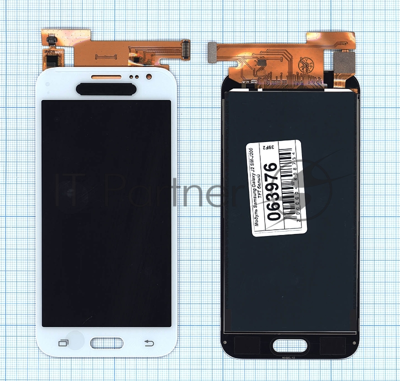 Дисплей для Samsung Galaxy J2 SM-J200 TFT белый