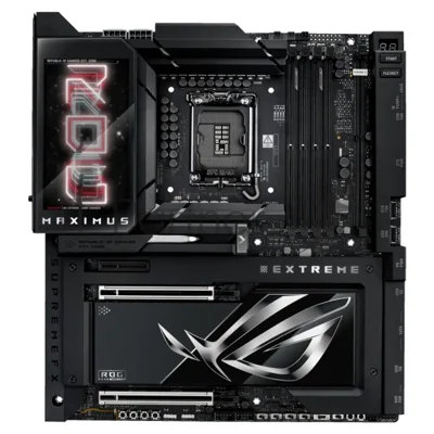 Материнская плата ASUS ROG MAXIMUS Z890 EXTREME, LGA1851, Intel Z890, 4xDDR5, 4xSATA, 6xM.2, 2xPCIe 5.0 x16, HDMI, USB Type-C, 2x10Gb LAN, Thunderbolt, 2x3.5 мм, 7.1, E-ATX