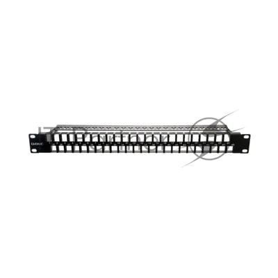 Патч-панель наборная DKC RNKPP48E1 19'' 1U под 48 модулей Keystone. UTP