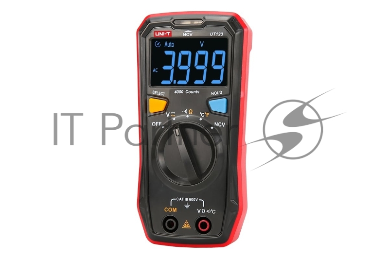 Мультиметр UNI-T UT123, 600В, 20МОм, карманный (0511237)