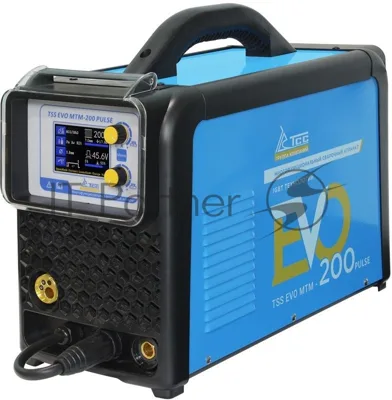 Сварочный полуавтомат ТСС EVO MTM-200 PULSE, инвертор MMA/TIG/MIG 5.04кВт