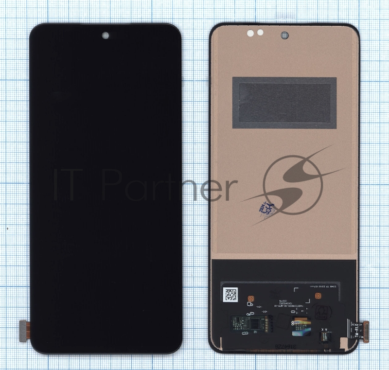 Дисплей для OnePlus Ace 2V, Nord 3 в сборе с тачскрином TFT черный