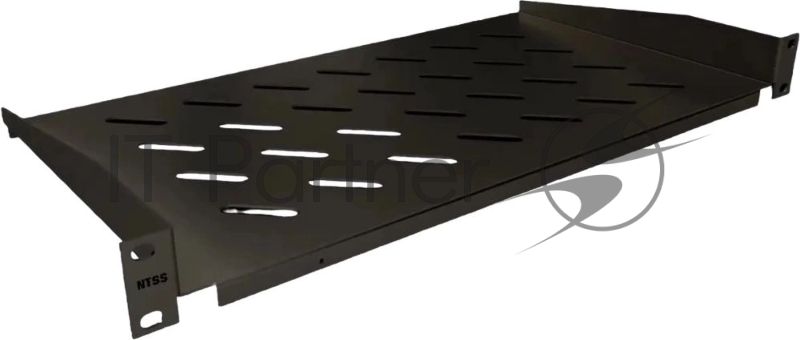 Полка стационарная NTSS NTSS-FF-250-BL 1U нагр.:20кг. 19" 250мм черный