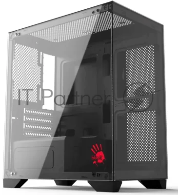 Компьютерный корпус Bloody BD-CC103 черный без БП mATX 7x120мм 1xUSB 2.0 1xUSB 3.0 audio bott PSU