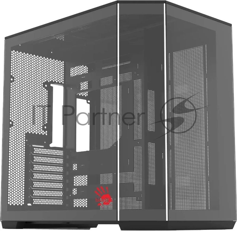 Компьютерный корпус Bloody BD-CC109 черный без БП ATX 10x120мм 2xUSB3.0 audio