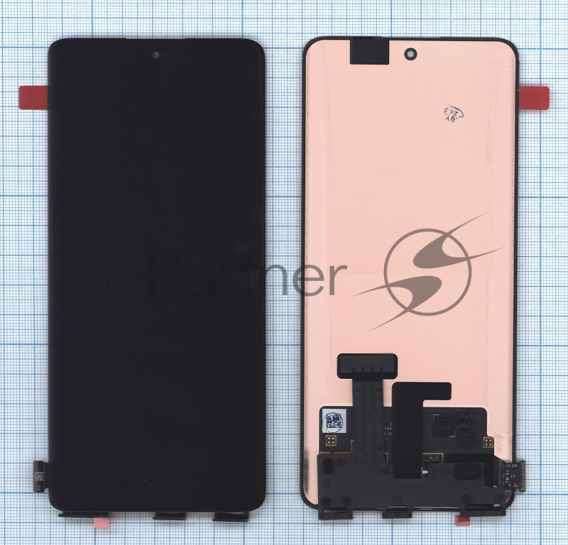 Дисплей для Realme 11 Pro 5G (RMX3771), 11 Pro Plus 5G (RMX3741) в сборе с тачскрином черный