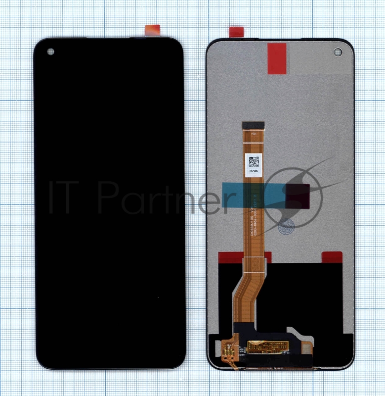 Дисплей для Realme 9 Pro 4G в сборе с тачскрином черный
