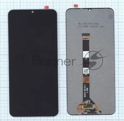 Дисплей для Realme C53, C51 (RMX3760, RMX3830) в сборе с тачскрином черный