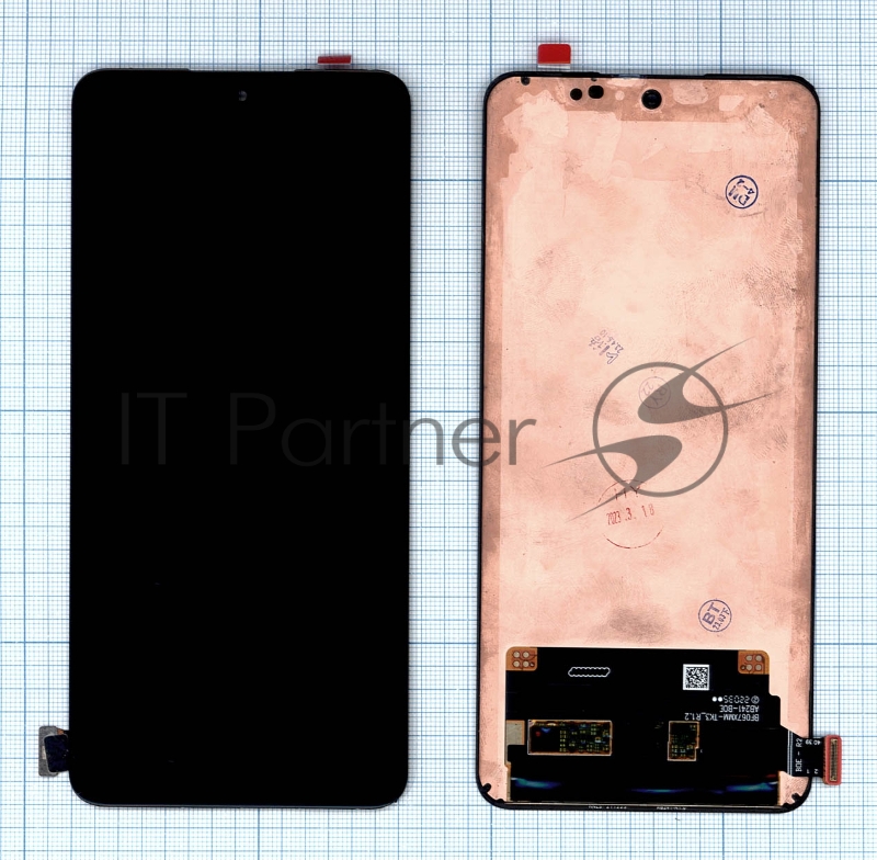Дисплей для Realme GT Neo 3 в сборе с тачскрином черный