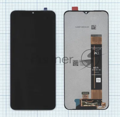 Дисплей для Samsung Galaxy M23 5G SM-M236B, Galaxy A13 A135F, Galaxy M33 5G M336 черный GH82-28487A