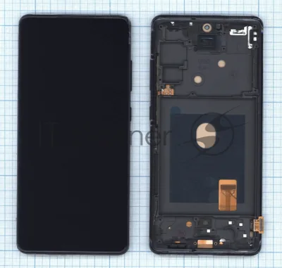 Дисплей для Samsung Galaxy S20 FE SM-G780F в сборе с тачскрином OLED синий