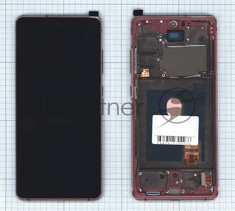 Дисплей для Samsung Galaxy S20 FE SM-G780F оранжевый
