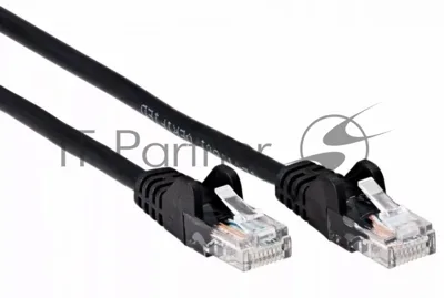 Патч-корд литой iOpen UTP cat.5е 1м черный ANP5111MBK