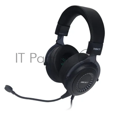 Гарнитура Raskat Strike 3U чёрный, проводная, USB, съёмный микрофон, подсветка