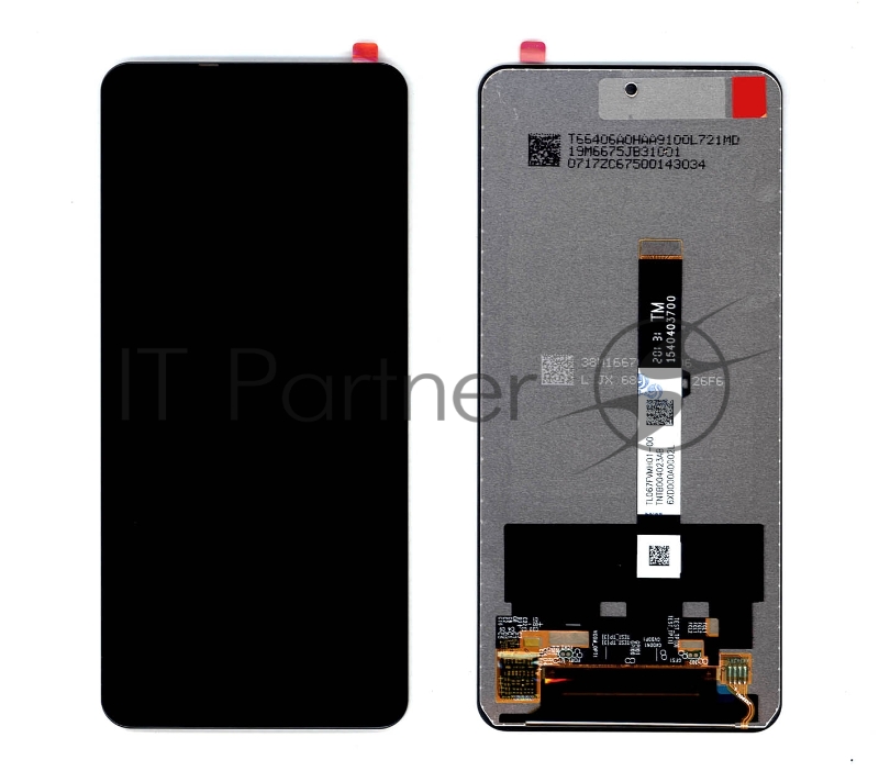 Дисплей для Xiaomi Poco X3 NFC, Poco X3, Mi 10T Lite в сборе с тачскрином (TFT) черный