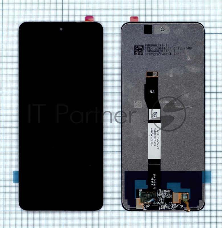 Дисплей для Xiaomi Poco X4 GT в сборе с тачскрином (IPS) черный