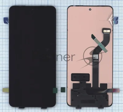 Дисплей для Xiaomi Xiaomi 12 Lite в сборе с тачскрином черный orig lcd