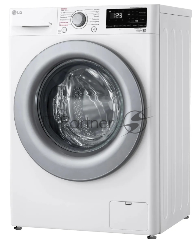 Стиральная машина LG F2V3HS4W белый, загрузка фронтальная 7 кг, 1200 об/мин., класс: A
