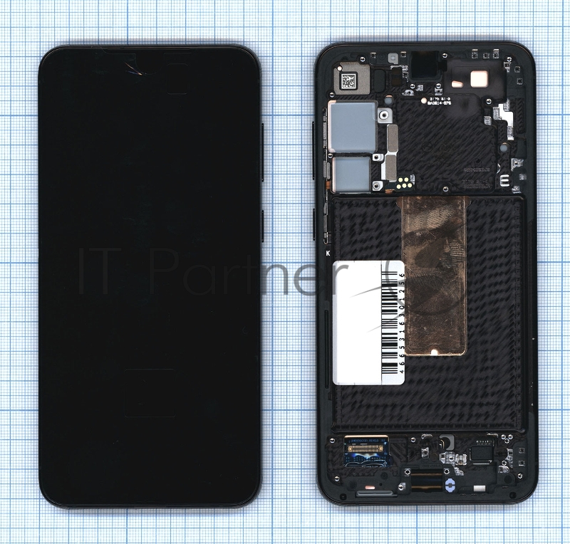 Дисплей для Samsung Galaxy S23 Plus 2023 S916B в сборе с тачскрином ServicePack черный GH82-30476A