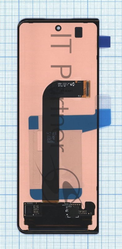 Дисплей для Samsung SM-F926B Galaxy Z Fold3 в сборе с тачскрином (внешний) черный