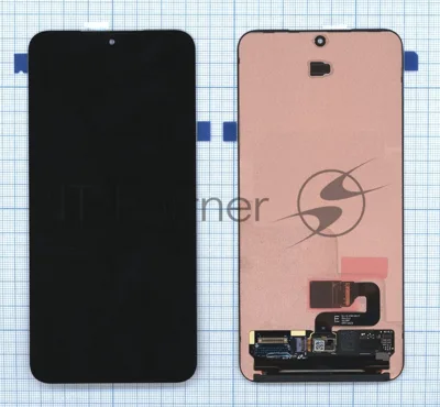 Дисплей (модуль) в сборе с тачскрином для Samsung Galaxy S24 черный orig lcd