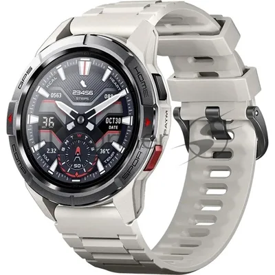 Умные часы Mibro GS Active, 1.3" AMOLED, Bluetooth, GPS, WR50, белый