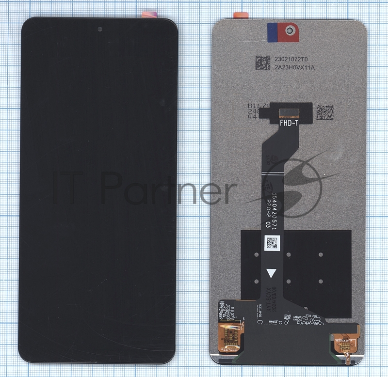 Дисплей для Huawei Nova 11i в сборе с тачскрином черный orig lcd