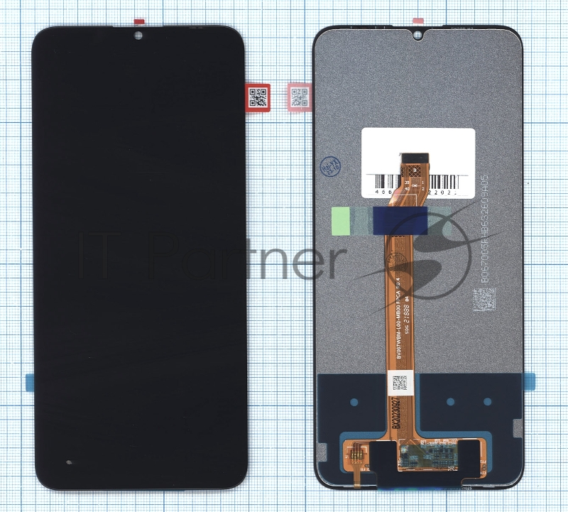 Дисплей (модуль) для Huawei Honor X7 в сборе с тачскрином черный