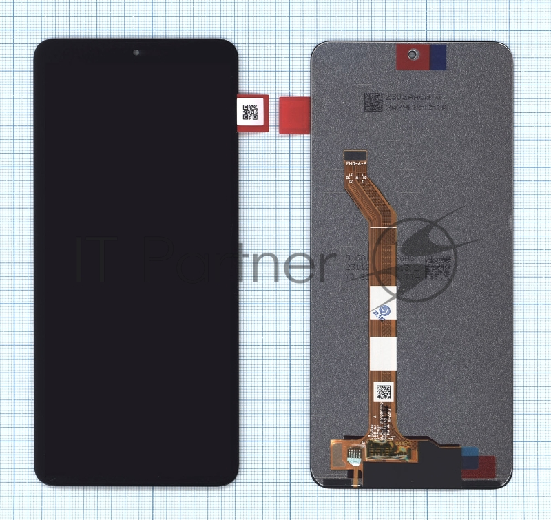 Дисплей (модуль) для Huawei Honor X9 в сборе с тачскрином черный