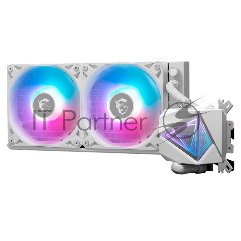 Система жидкостного охлаждения MSI MAG CORELIQUID I240 2x ARGb Gen2 Fan, ARGb Gen2 Block, Color Box