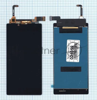 Дисплей для Micromax Q491 Canvas Amaze 4G черный